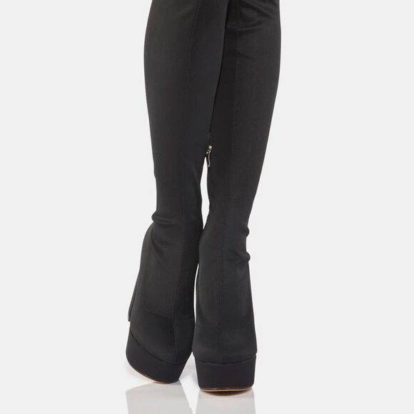 AZALEA WANG NOTHIN BASIC BOUT THIS OVER THE TOP  Thigh High  ( BRAND NEW !!! ) - Picture 3 of 6